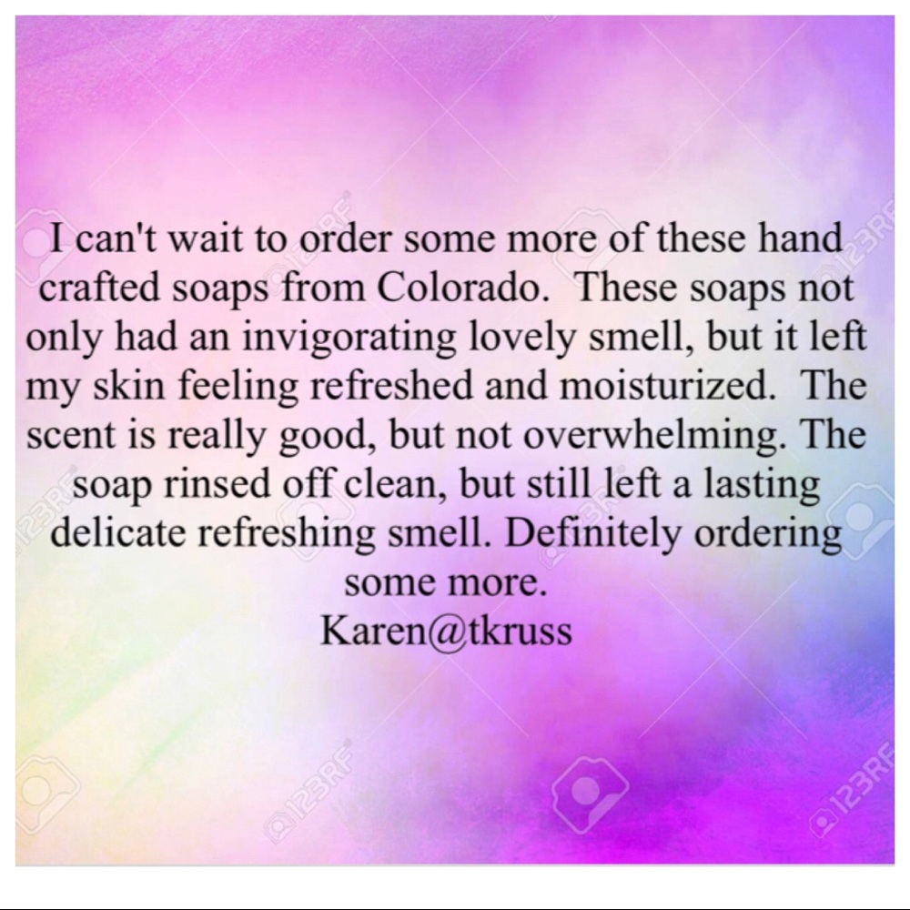 2 LEFT SALE SPA BLEND VEGAN SOAP AMAZING - Picture 4 of 6